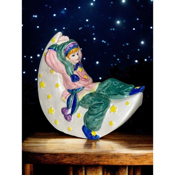 Schmid Other - 1994 Schmid Yamada Originals Swinging on a Star Hand Painted Music Figurine VTG